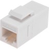 Адаптер проходной REXANT PRO KEYSTONE Jack RJ-45(8P8C) UTP CAT 6 02-0108