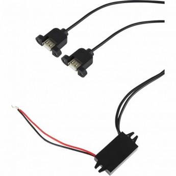 Адаптер REXANT DC 12 V-2xUSB-A 5 V 3 A