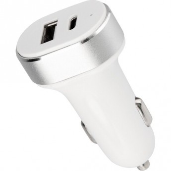 Автозарядка в прикуриватель REXANT АЗУ USB-A+USB-C, 3.1 A белая