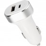 Автозарядка в прикуриватель REXANT АЗУ USB-A+USB-C, 3.1 A белая 18-2227