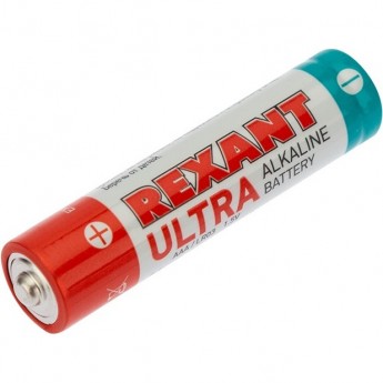 Батарейка алкалиновая REXANT УЛЬТРА AAA/LR03 1,5V мизинчик (2 шт./блистер)