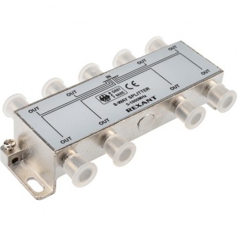 Делитель REXANT ТВ х 8 под F разъём 5-1000МГц