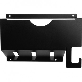 Держатель для угловых шлифмашинок REXANT до 210мм, настенный, с крючками, черный