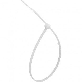 Хомут-стяжка REXANT кабельная нейлоновая 350x4.8 мм белая, 100 шт.
