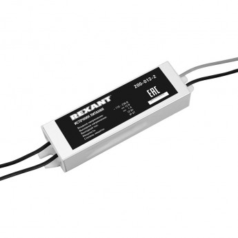Источник питания REXANT 110-220 V AC/12 V DC 1 А 12 W с проводами влагозащищенный (IP67)