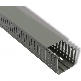 Кабель-канал REXANT перфорированный самоклеящийся 40х40 серый
