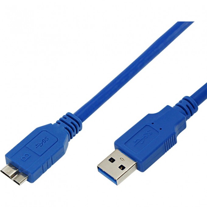 Кабель micro REXANT USB-A 3.0 - USB 3.0 синий (PE пакет) 18-1634