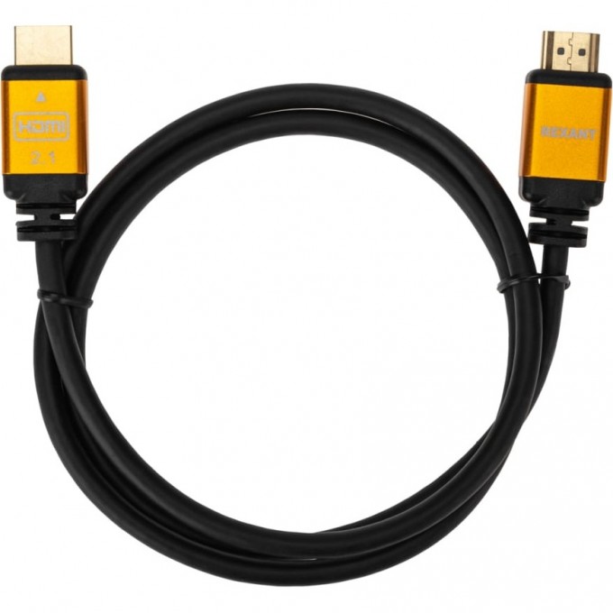 Кабель REXANT HDMI - HDMI 2.1 длина 1.5 метра GOLD 17-6003