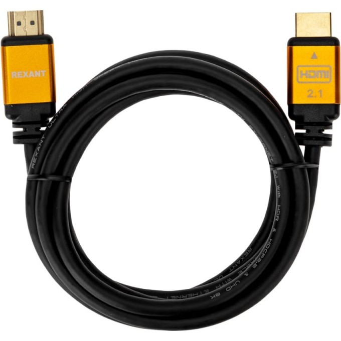 Кабель REXANT HDMI - HDMI 2.1 длина 3 метра GOLD 17-6005