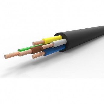 Кабель REXANT КГТП-ХЛ 5х2.5 мм² промышленный гибкий 5 м