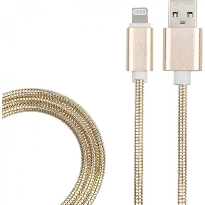 Кабель USB-Lightning REXANT для iPhone золото 1 м 18-4249