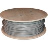 Кабель витая пара REXANT SOLID INDOOR F/UTP, CAT 5е PVC 10PR 24AWG серый 305м 01-1202-R