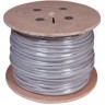 Кабель витая пара REXANT SOLID INDOOR U/UTP, CAT 5е PVC, 16PR, 24AWG серый 305м 01-1012-R