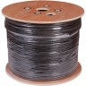 Кабель витая пара REXANT SOLID OUTDOOR U/UTP, CAT 5е, PE, 10PR, 24AWG черный, 305м 01-1121-R