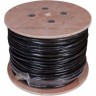 Кабель витая пара REXANT SOLID OUTDOOR U/UTP, CAT 5е, PE, 25PR 24AWG черный 305м 01-1122-R