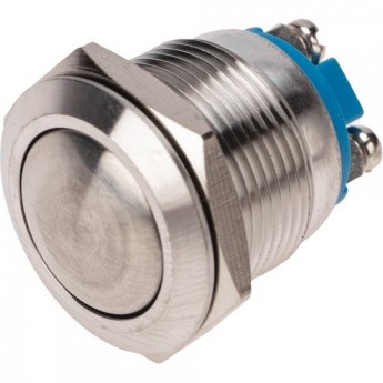 Кнопка антивандальная REXANT Ø19 Б/Фикс (2с винт) OFF-(ON) сфера (PBS-28В, A19-A2)