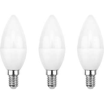 Лампа светодиодная REXANT CN 9.5 Вт E14 4000 K, 3 шт.