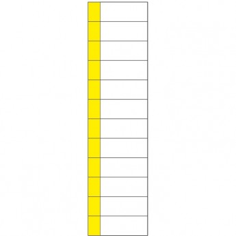 Наклейка маркировочная таблица REXANT 12 МОДУЛЕЙ 50х216 мм Наклейка маркировочная таблица REXANT 12 МОДУЛЕЙ 50х216 мм