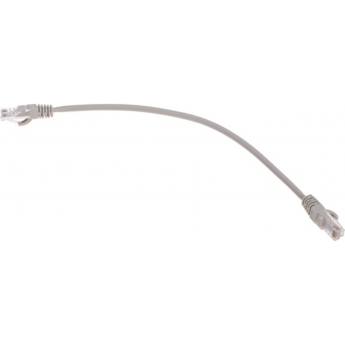 Патч-корд REXANT U/UTP 5e, RJ45-RJ45, неэкранированный, 26AWG, LSZH, серый, 0.3 м