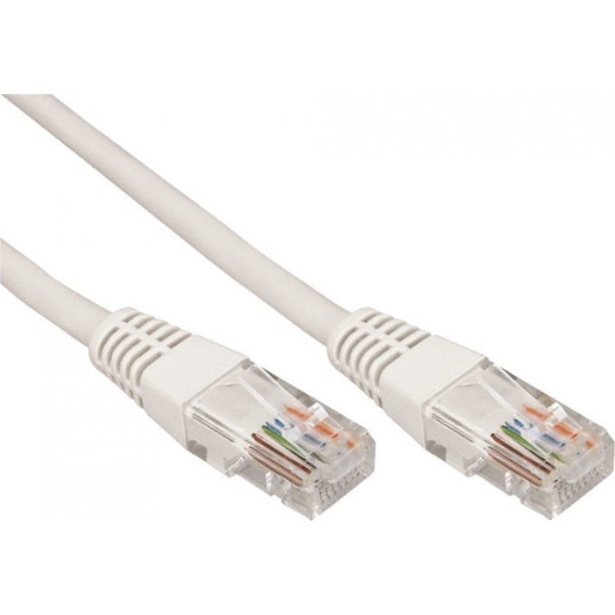 Патч-корд REXANT U/UTP 6, RJ45-RJ45, неэкранированный, 26AWG, LSZH, серый, 0.5 м 02-0290-05