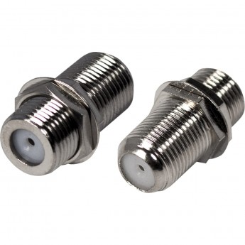 Переходник REXANT гнездо F-гнездо F Бочка с кольцом Переходник REXANT гнездо F-гнездо F Бочка с кольцом