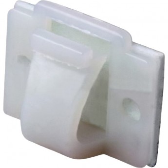 Площадка самоклеящаяся c клипсой под шлейф REXANT (ПКШ) 20х14 мм, упаковка 100 шт.