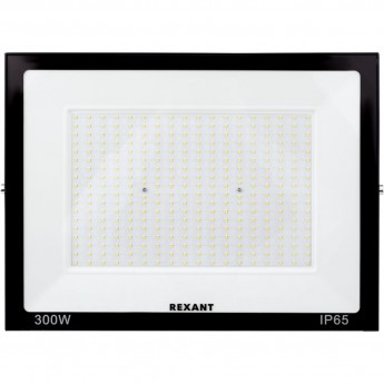 Прожектор светодиодный REXANT СДО 300Вт 2400Лм 6500К холодный свет чёрный корпус