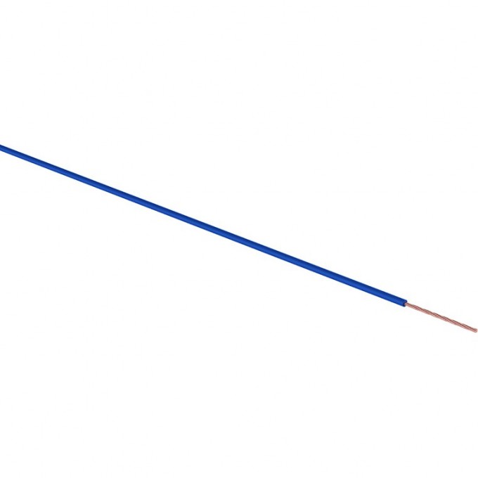 Провод ПГВА REXANT 1х0.50 мм² синий 100 м 01-6515