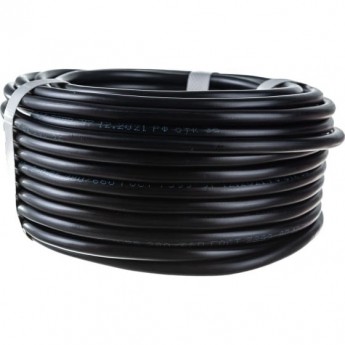 Провод REXANT ПВС 2x0.75 мм² соединительный черный 20 м