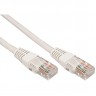 Шнур коммутационный REXANT, патч-корд, U/UTP RJ45-RJ45 CAT 5e, 0,5м, PVC, серый 18-1001