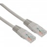 Шнур коммутационный REXANT, патч-корд U/UTP RJ45-RJ45, CAT 5e, LSZH серый, 3м 18-8006