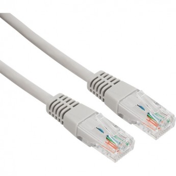 Шнур коммутационный REXANT, патч-корд U/UTP RJ45-RJ45, CAT 5e, LSZH серый, 5м