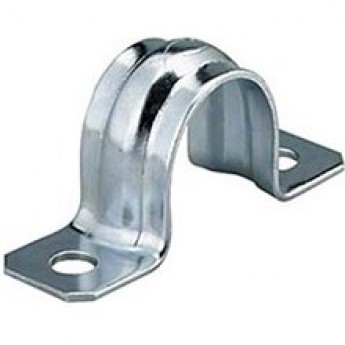 Скоба REXANT СМД 25-26 двухлапковая для металлорукава 20/22 мм, 100 шт.