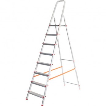 Стремянка алюминиевая REXANT 8 ступенек