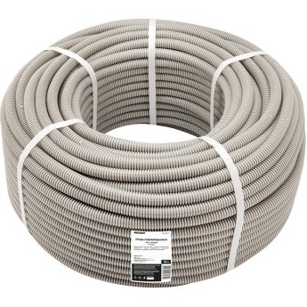 Труба гофрированная REXANT с зондом 20 мм, 100 м